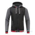 Mens Soccer Wear Zip Up Hoodies Grey Melange